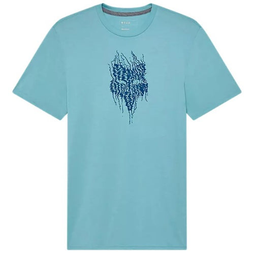 T-Shirt Bark Tech Fox bleu, de face