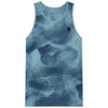 Camisole AOP Tech Fox bleu, de face