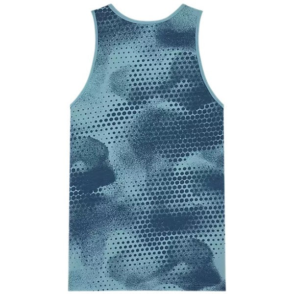 Camisole AOP Tech Fox bleu, de dos