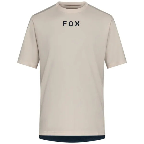 Maillot de Vélo Ranger Wordmark Beige, de face