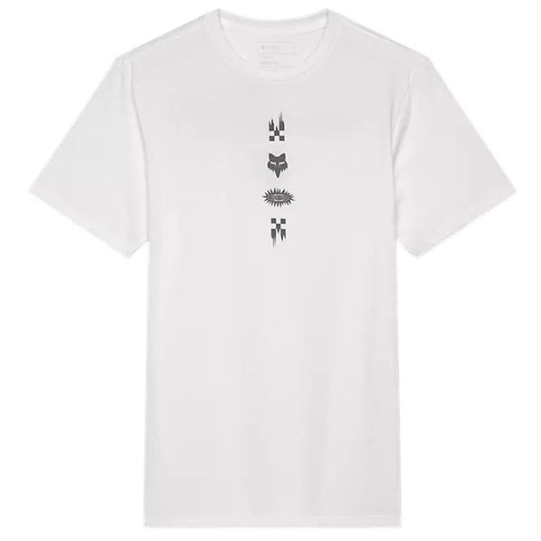 T-Shirt Checkered Premium Blanc