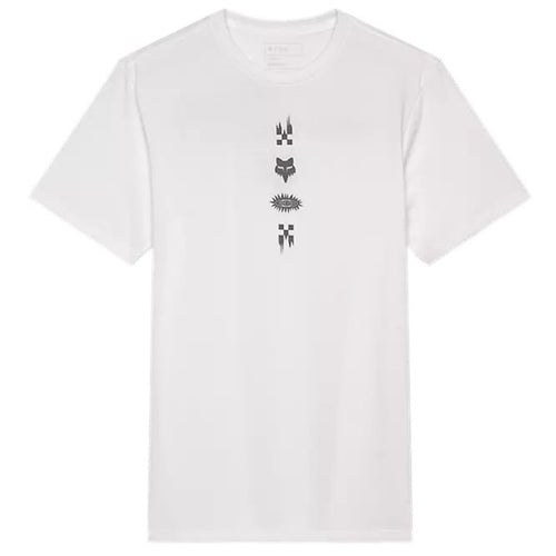 T-Shirt Checkered Premium Blanc