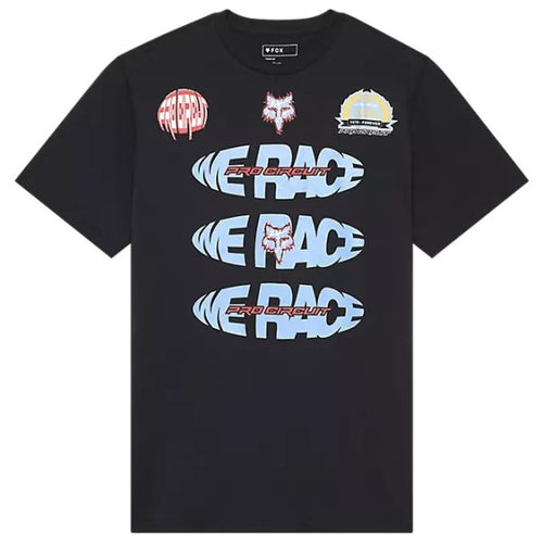 T-Shirt Pro Circuit Noir fox de face