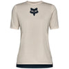 Maillot de Vélo Ranger Fox Head Femme Beige, de face