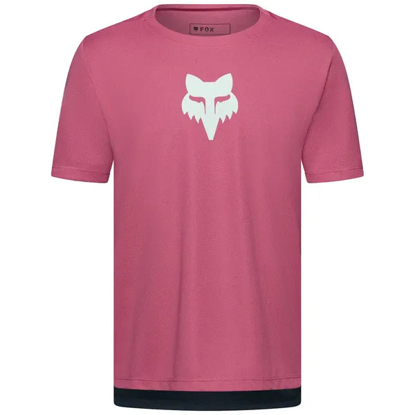 Maillot de Vélo Ranger Fox Head Junior Rose, de face