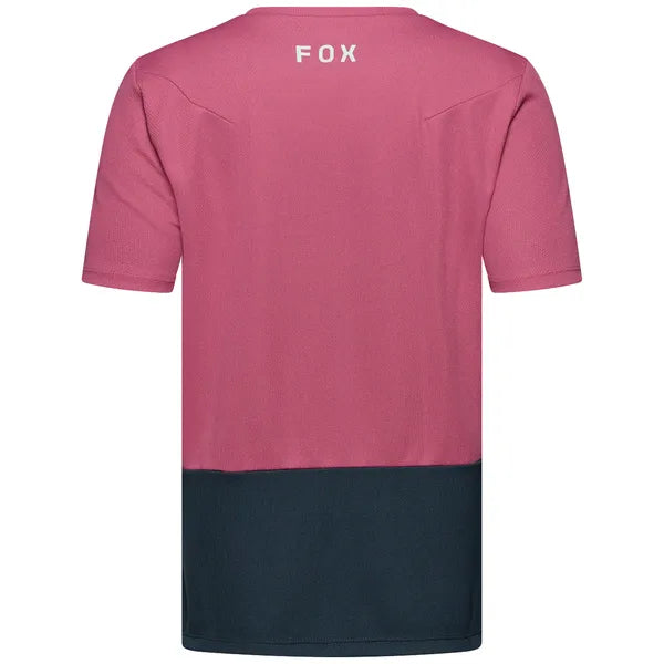 Maillot de Vélo Ranger Fox Head Junior Rose, de dos