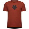 Maillot de Vélo Ranger Fox Head Junior Rouge Foncé, de face