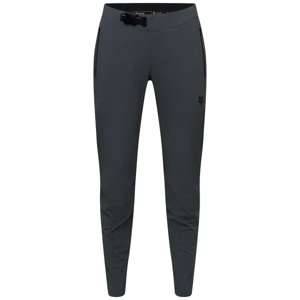 Pantalon de Vélo Ranger Femme Gris Foncé, de face