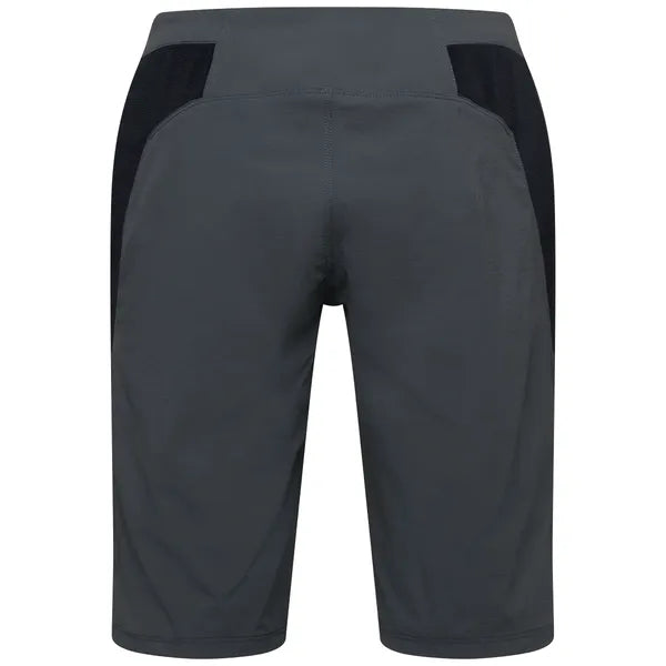 Short de Vélo Ranger avec Doublure Femme Gris Foncé, de dos
