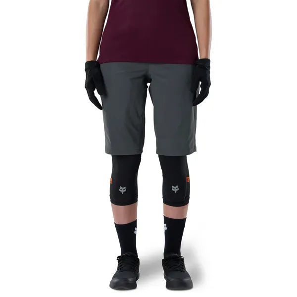 Short de Vélo Ranger avec Doublure Femme Gris Foncé