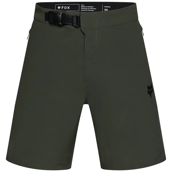 Short de Vélo Ranger avec Doublure Junior vert, de face