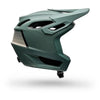 Casque Ouvert de Vélo Dropframe Pro Grid Enduro Vert, côté gauche