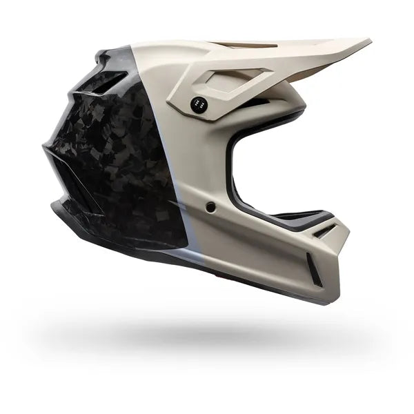 Casque Intégral de Vélo Rampage RS  Splice Carbone Beige, côté droit
