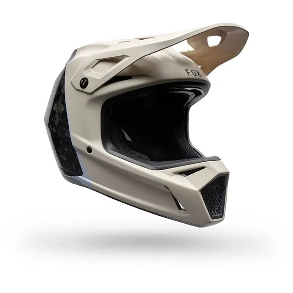 Casque Intégral de Vélo Rampage RS Splice Beige, Vue Latérale