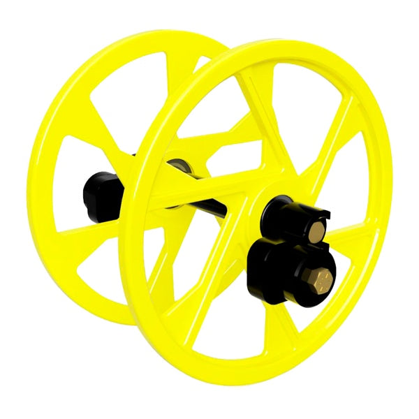 Ensemble de Grandes Roues Powdercoat pour Motoneige Ski-Doo Jaune