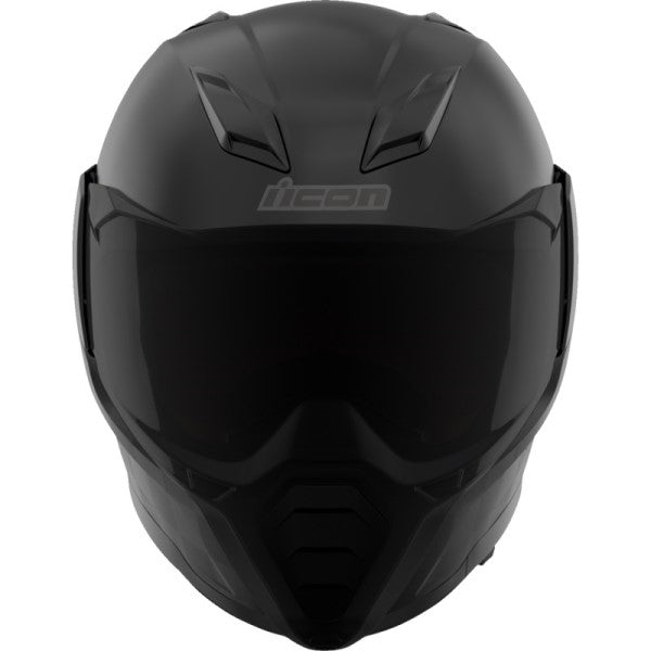 Casque Intégral de Moto Ultraflite Rizz Rizz Noir de face