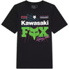 T-Shirt Fox x Kawasaki Junior Noir/Multicolore de face