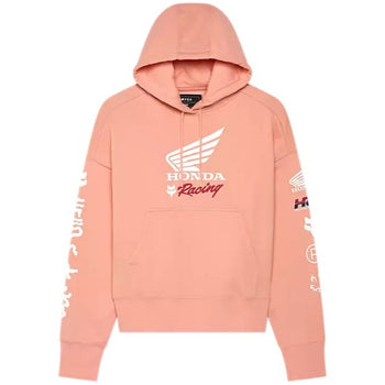 Coton Ouaté Fox x Honda Oversized Femme Fox rose, de face