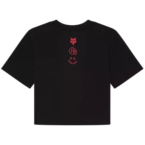 T-Shirt Fox x Honda Baby Femme Fox noir, de dos