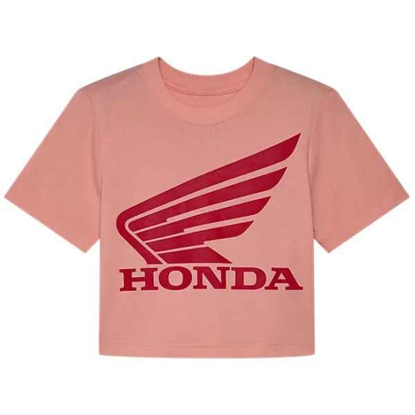 T-Shirt Fox x Honda Baby Femme Fox rose, de face