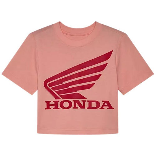 T-Shirt Fox x Honda Baby Femme Fox rose, de face