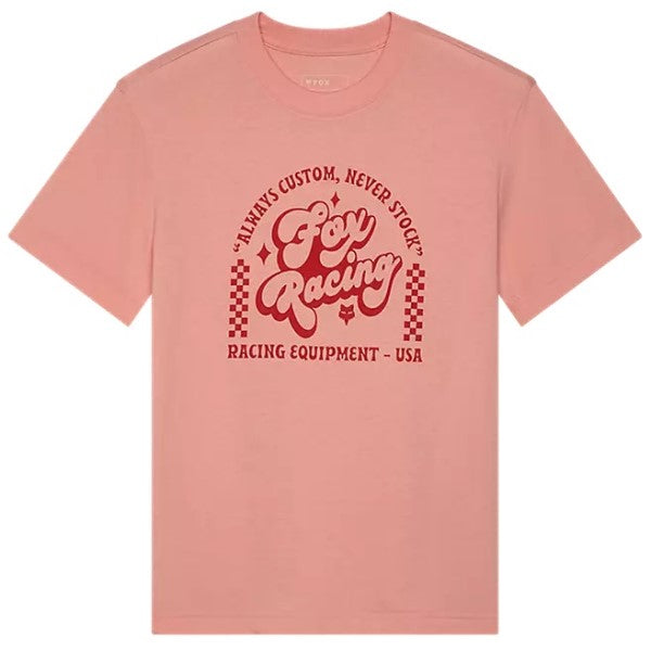 T-Shirt Never Stock Femme Rose, de face