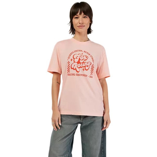 T-Shirt Never Stock Femme Rose