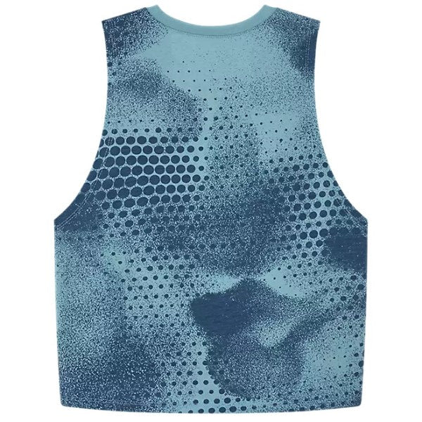 Camisole AOP Tech Biker Bleu, Dos