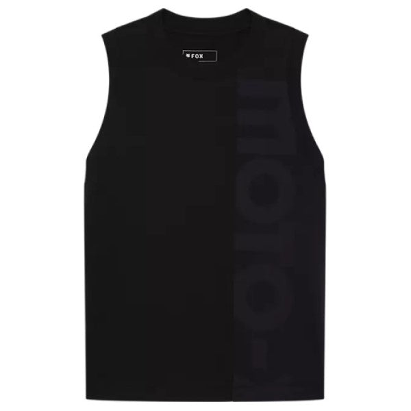 Camisole Moto-X Blocked Femme Noir, de face