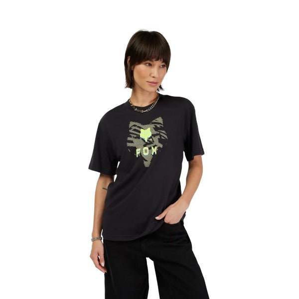 T-Shirt Elevated Femme Fox /noir , de face