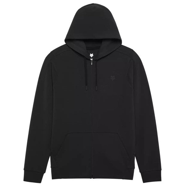 Coton Ouaté à Fermeture Éclair Rise Fox noir, de face