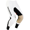Pantalon de Motocross Flexair Honda Noir/Blanc/Rouge de face