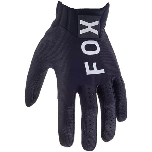 Gants de Motocross Flexair Noir de l'extérieur