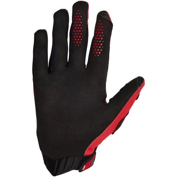 Gants de Motocross Defend Wind Enduro Rouge de l'intérieur