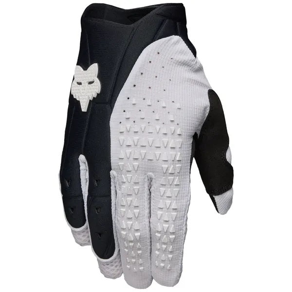 Gants de Motocross Pawtector Blanc/Noir