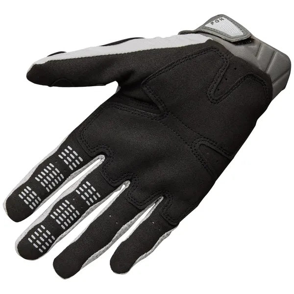 Gants de Motocross Pawtector Gris Clair, Paume