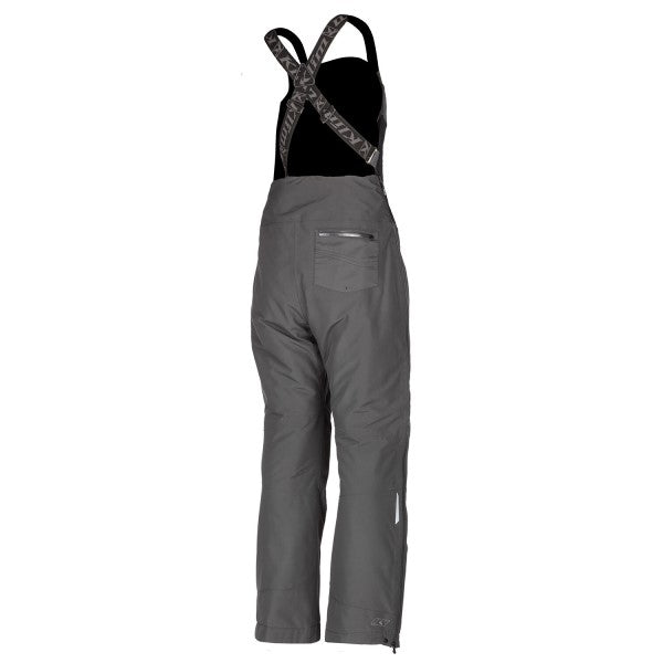 Pantalon de Motoneige Allure Bib Femme - Liquidation/Klim/gris, de dos