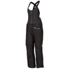 Pantalon de Motoneige Allure Bib Femme - Liquidation/Klim/noir, de face