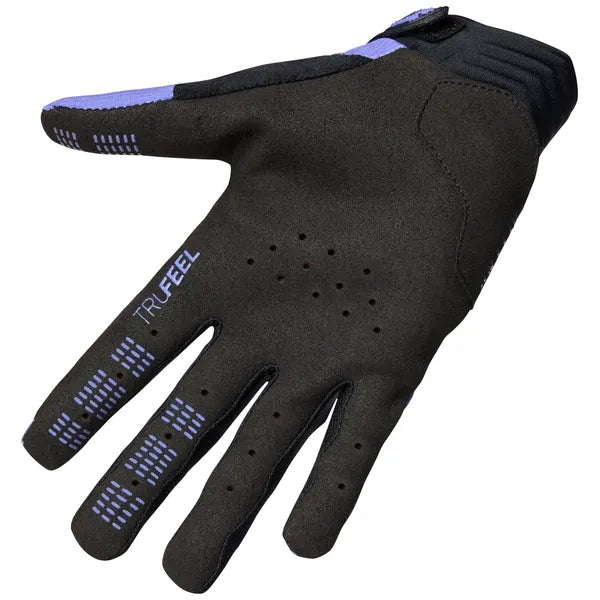 Gants de vélo Defend Femme mauve, Paume