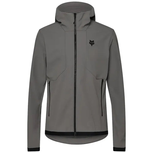 Veste de Vélo Ranger Fire à Capuchon Gris, de face