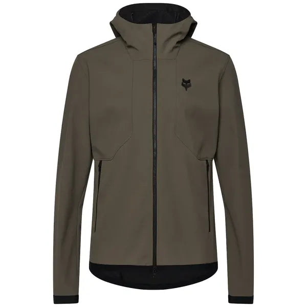 Veste de Vélo Ranger Fire à Capuchon Kaki, de face