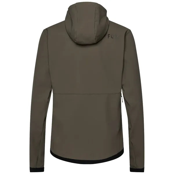 Veste de Vélo Ranger Fire à Capuchon Kaki, de dos