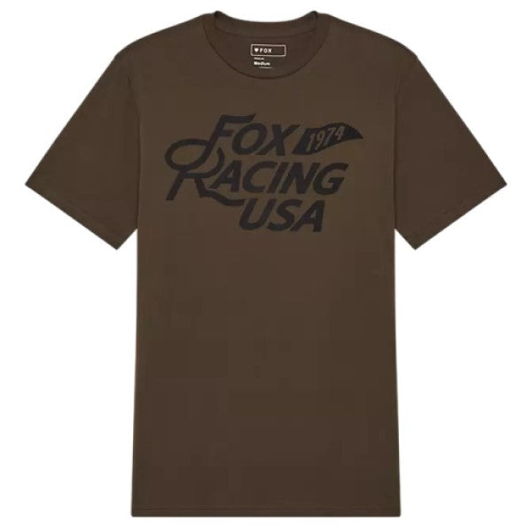 T-Shirt Fox Flag Premium Kaki