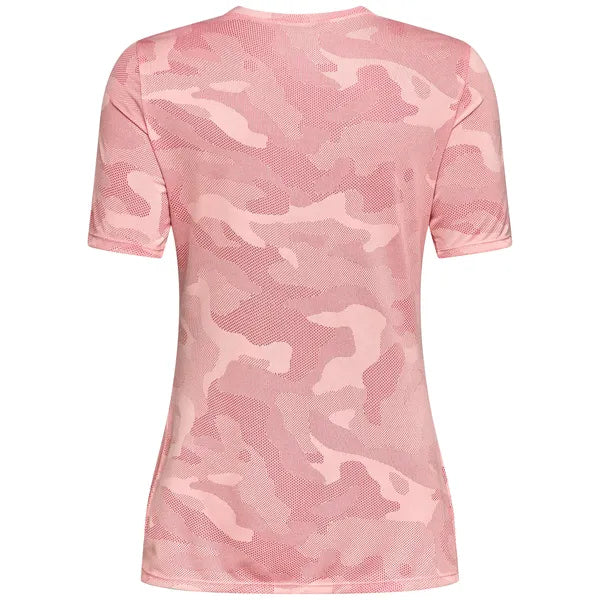 Maillot de Vélo Ranger TruDri à Manches Courtes Femme Rose, de dos