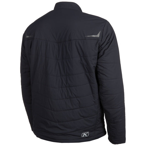 Manteau de Motoneige Override noir, de dos/ Klim
