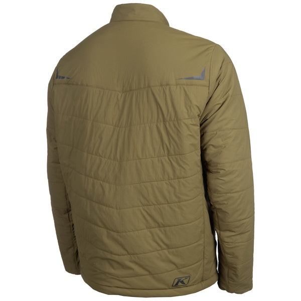 Manteau de Motoneige Override olive, de dos/ Klim