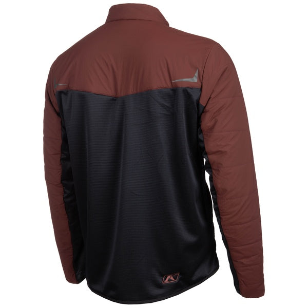 Manteau de Motoneige Override Alloy Brun foncé, de dos Klim