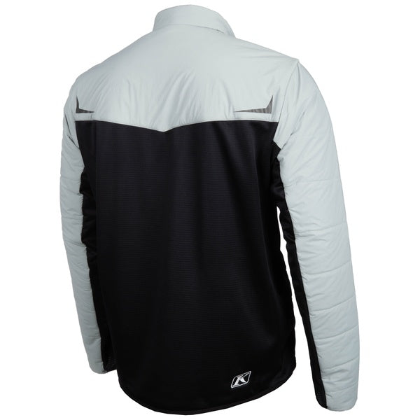 Manteau de Motoneige Override Alloy, gris noir, de dos Klim