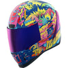 Casque Intégral de Moto MIPS Airform Scatterbrain Multicolore incliné de face