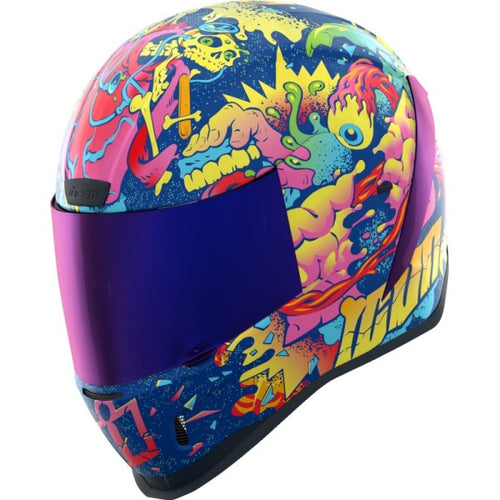 Casque Intégral de Moto MIPS Airform Scatterbrain Multicolore incliné de face
